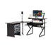 Gator Content Creator Desk Set with Corner Section and Rack Table