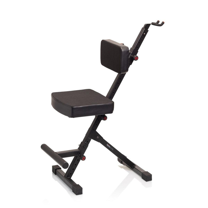 Gator Deluxe Guitar Seat w/ Adjustable Back Rest & Guitar Hanger | GFW-GTR-SEATDLX