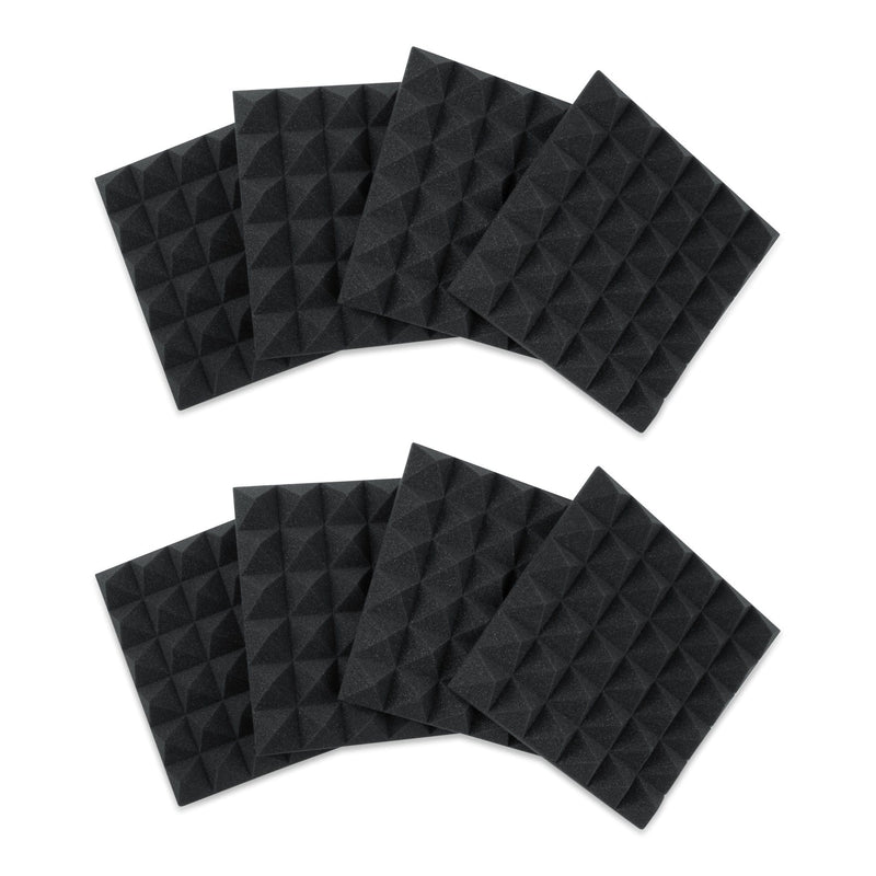 Gator Frameworks Acoustic Pyramid Panel 8-Pack | Charcoal