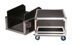 Gator G-TOUR-GRC-1406 14U Top 6U Side Audio Road Console Rack