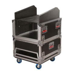 Gator G-TOUR-GRC-1406 14U Top 6U Side Audio Road Console Rack