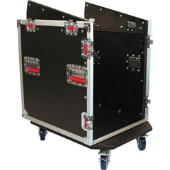 Gator G-TOUR-GRC12X12 12U Top 12U Side Audio Road Console Rack