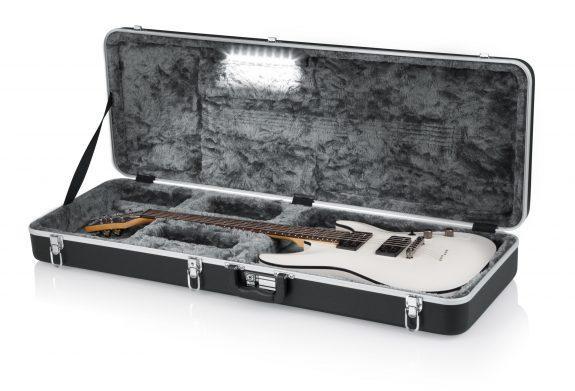 Gator GC-ELECTRIC-LED | Molded Plastic Guitar Case | Built-in LED Light