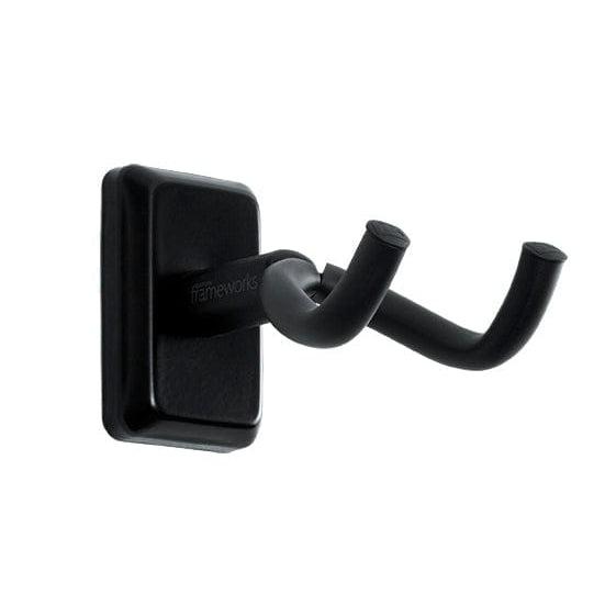 Gator GFW-GTR-HNGRBL Frameworks Wall Mounted Guitar Hanger with Black Mounting Plate