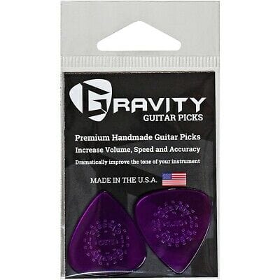 Gravity Picks GTCL10 Classic Standard 1.10mm Polished Purple 2-Pack