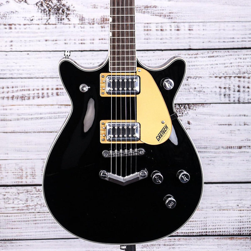 Grestch Electromatic® Double Jet™  | V-Stoptail | Black | G5222