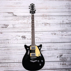 Grestch Electromatic® Double Jet™  | V-Stoptail | Black | G5222