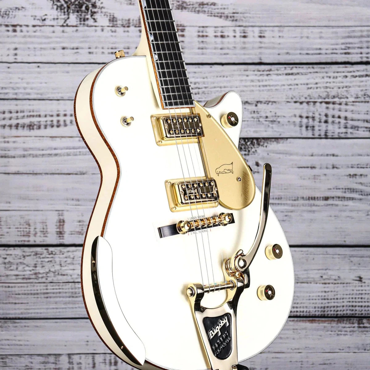 Grestch Penguin Electric Guitar | Vintage White | TV Jones | G6134T-58 VS