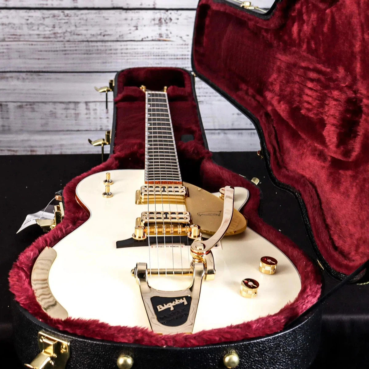 Grestch Penguin Electric Guitar | Vintage White | TV Jones | G6134T-58 VS
