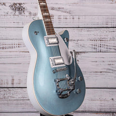 Gretsch G5230T-140 Electromatic 140th Doubl Patinum Jet Bigsby | Pearl Platinum