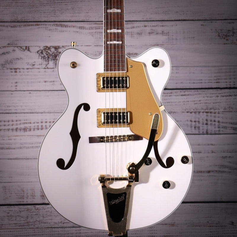 Gretsch G5422TG Electromatic Classic Hollow Body Double Cut with Bigsby, Snowcrest White
