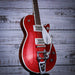 Gretsch G6129T Players Edition Jet FT with Bigsby Electric Guitar, Rosewood Fingerboard, Red Sparkle