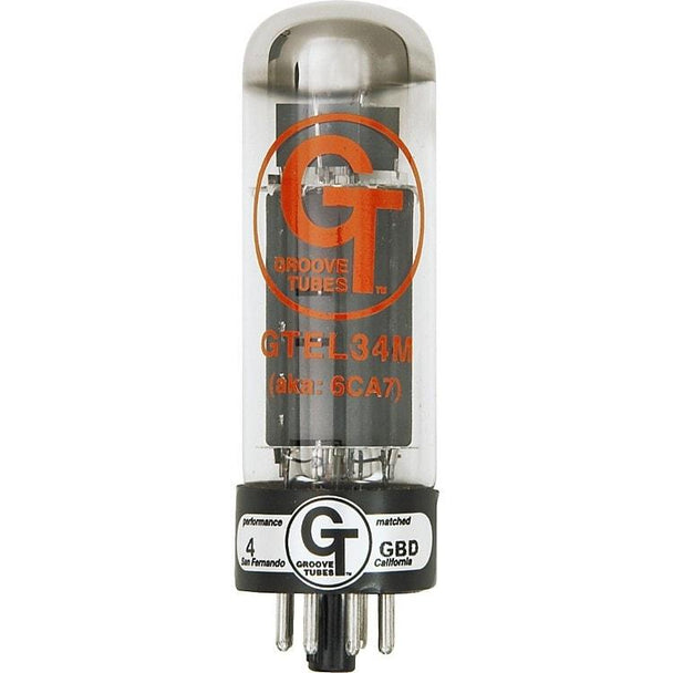 Groove Tubes GT-EL34-D EL34 Replacement Guitar Amplifier Tubes