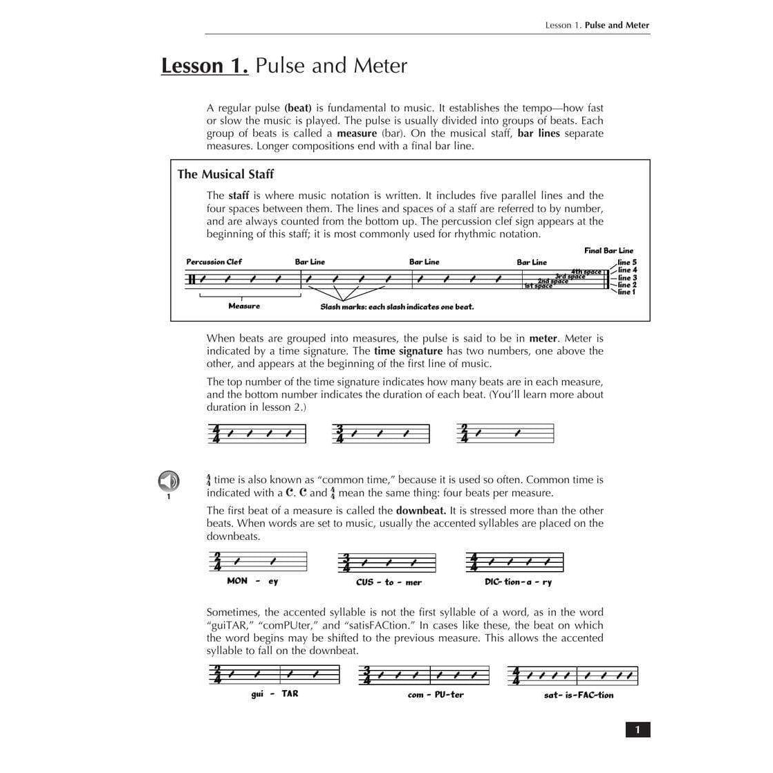 Hal Leonard Berklee Music Theory Book 1 - 2nd Edition