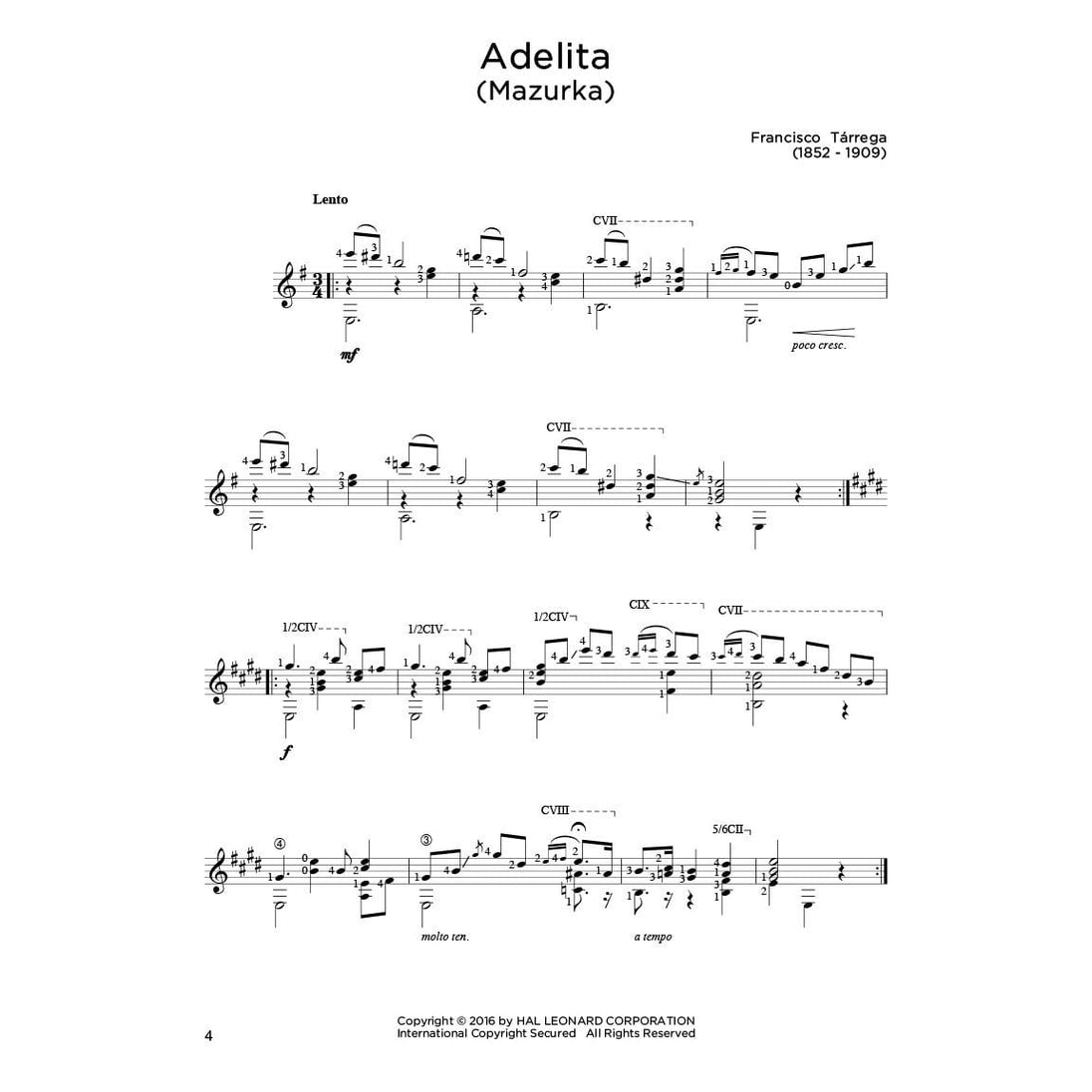 Hal Leonard First 50 Classical Pieces You Should Play on Guitar