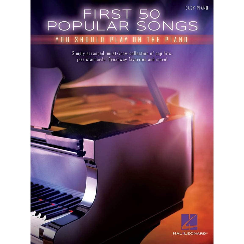 Hal Leonard First 50 Popular Songs to Learn on Piano