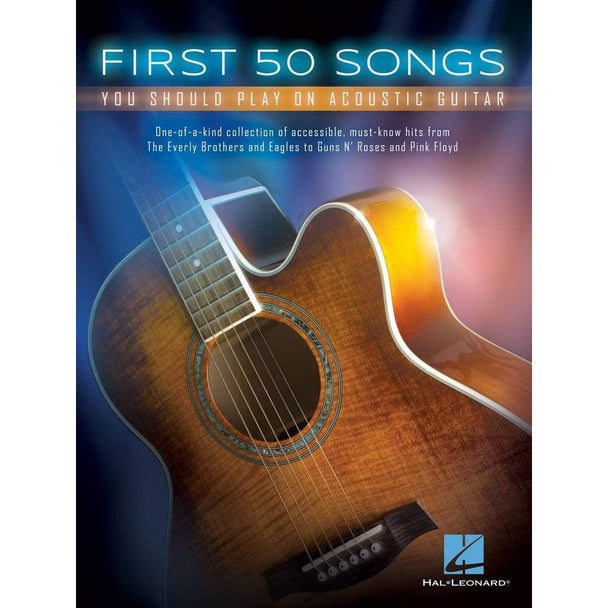 Hal Leonard First 50 Songs You Should Play on Acoustic Guitar