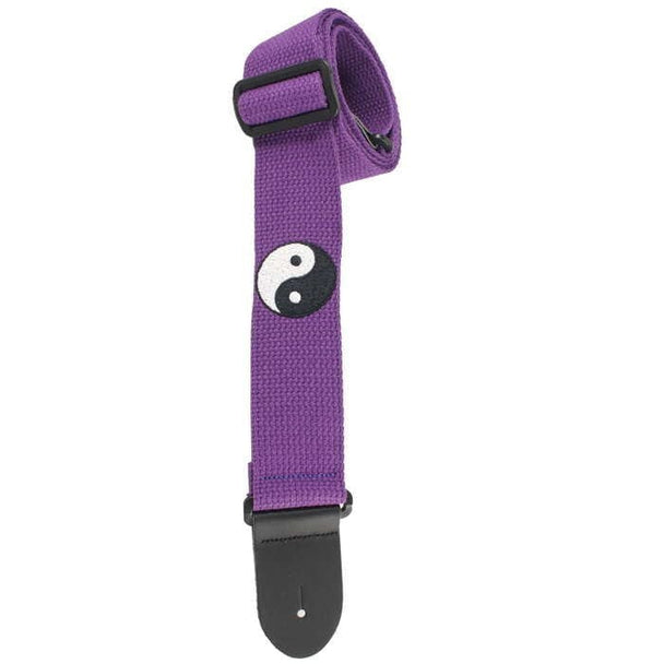Henry Heller 2" Cotton Strap w/Yin-Yang Purple
