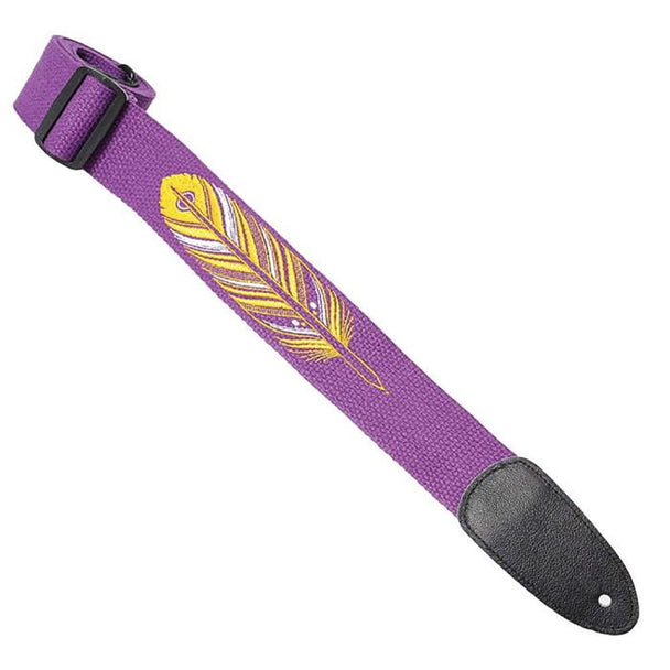 Henry Heller David Hale Cotton Guitar Strap | Purple