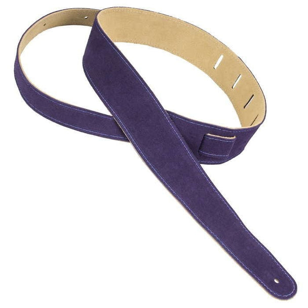 Henry Heller HBS2-PUR Suede Guitar Strap Purple