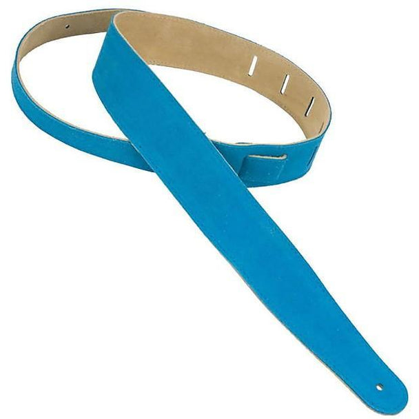 Henry Heller HBS2-TRQ 2" Capri Suede Guitar Strap | Turquoise