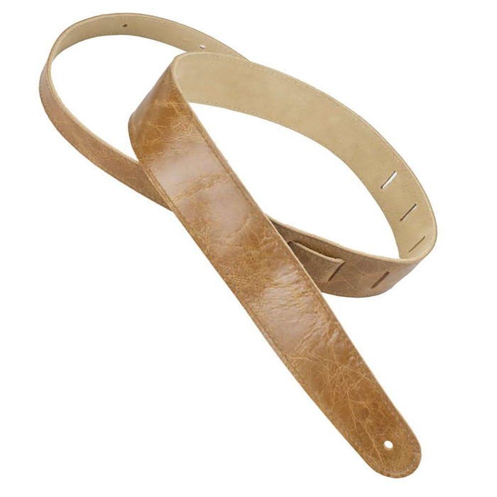 Henry Heller HCAP2-TAN 2" Capri Garment Leather Strap with Nubuck Backing, Tan