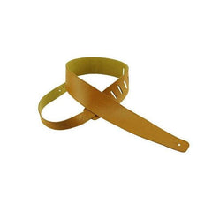 Henry Heller HCAP25 2.5" Luxe Soft Capri Leather Guitar Strap HCAP25-TAN