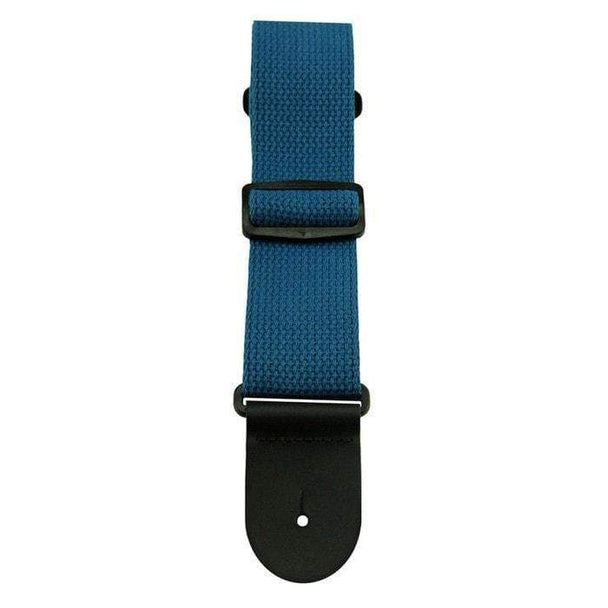 Henry Heller HCOT2 2" Woven Cotton Guitar Strap Blue