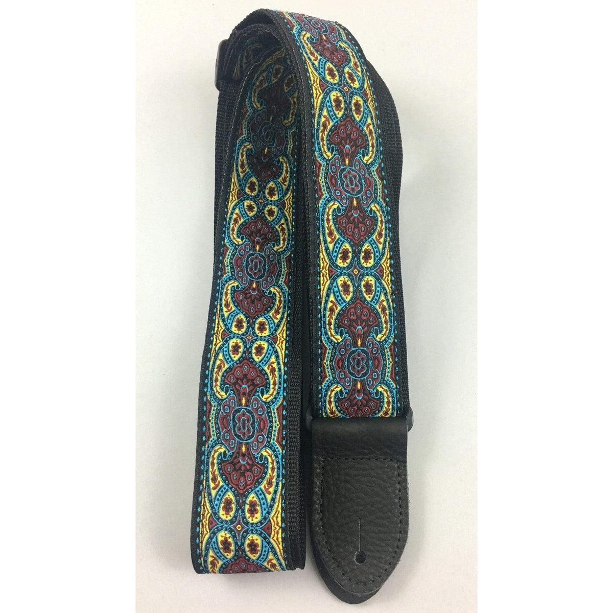 Jacquard top guitar straps