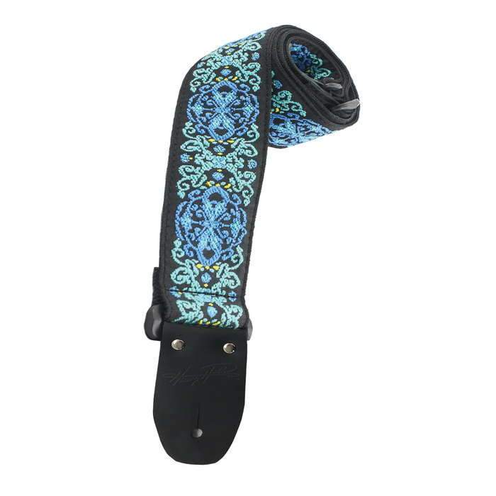 Henry Heller HJQ2-45 Multi-Color Jacquard Guitar Strap