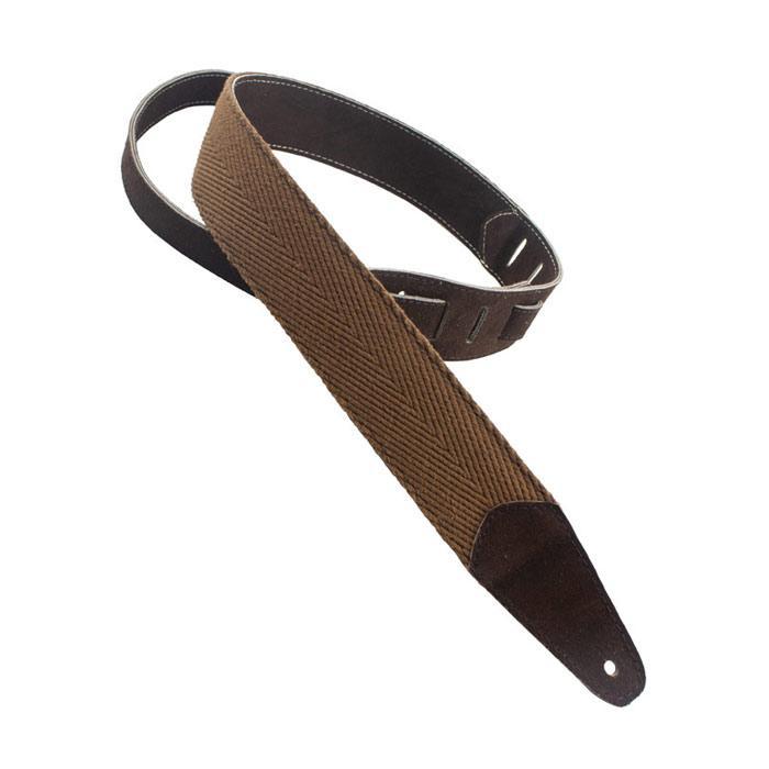 Henry Heller HPCL-BRN Fashion Series Guitar Strap | Brown