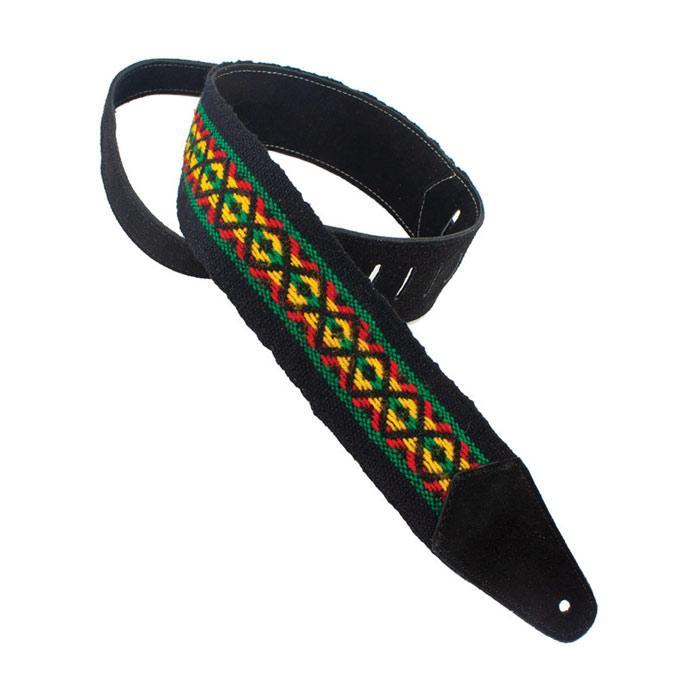 Henry Heller HPCWD-BLK Fashion Cotton Series Guitar Strap