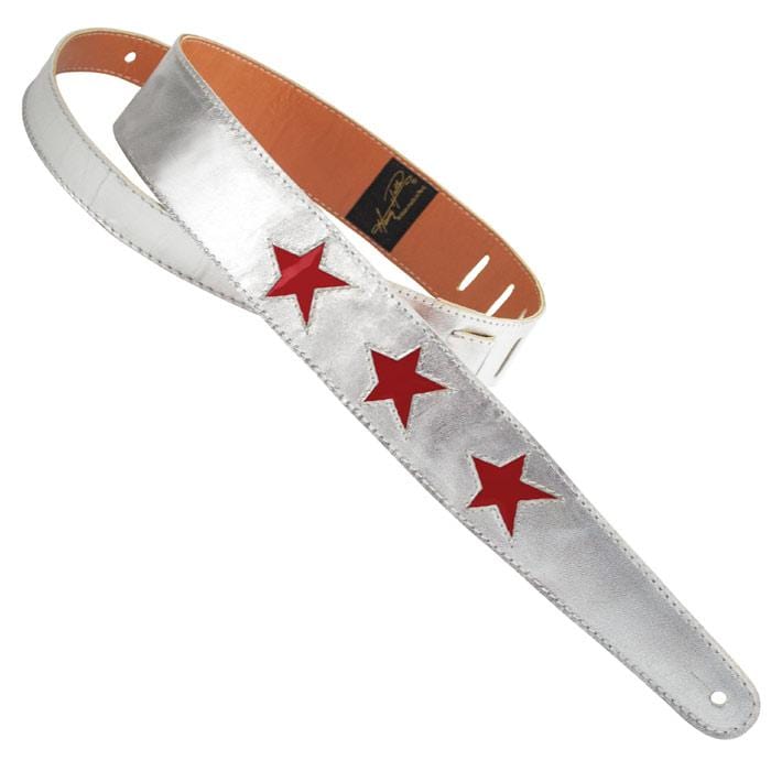 Henry Heller Star Series 2" Leather Strap | Red Star