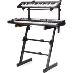 Hercules AutoLock Z-Style Keyboard Stand With Second Tier
