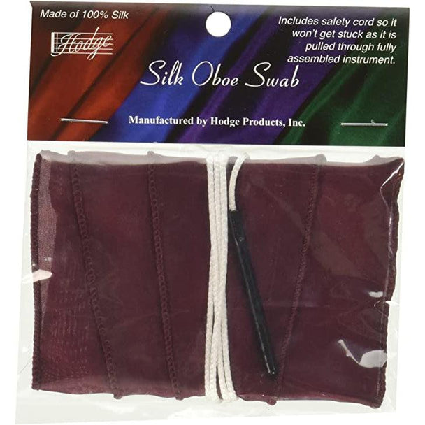 Hodge Silk Oboe Swab - Burgundy