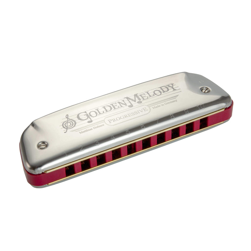 Hohner 542PBX-C Progressive Golden Melody Harmonica in KEY OF C