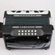 Hohner Compadre Diatonic Black Accordion | GCF