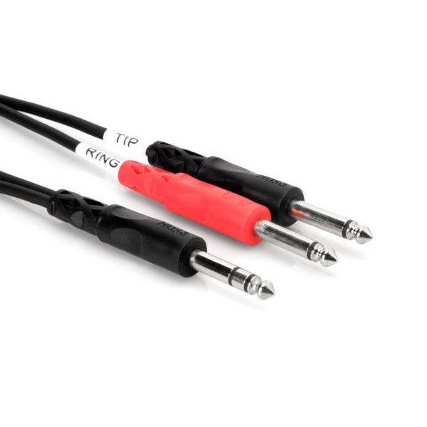 Hosa 1/4" TRS Cable to Dual 1/4 TS