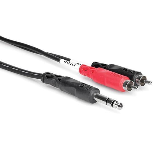 Hosa 1/4" TRS to Dual RCA Cable | 6 Foot