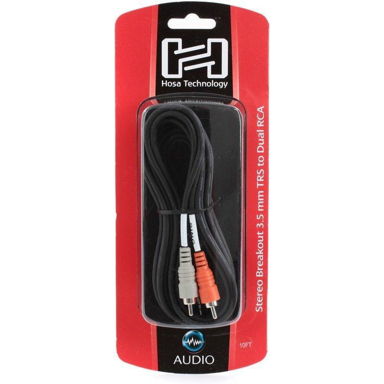 Hosa CMR-210 Mini 3.5mm Male to Dual RCA Interconnect Cable