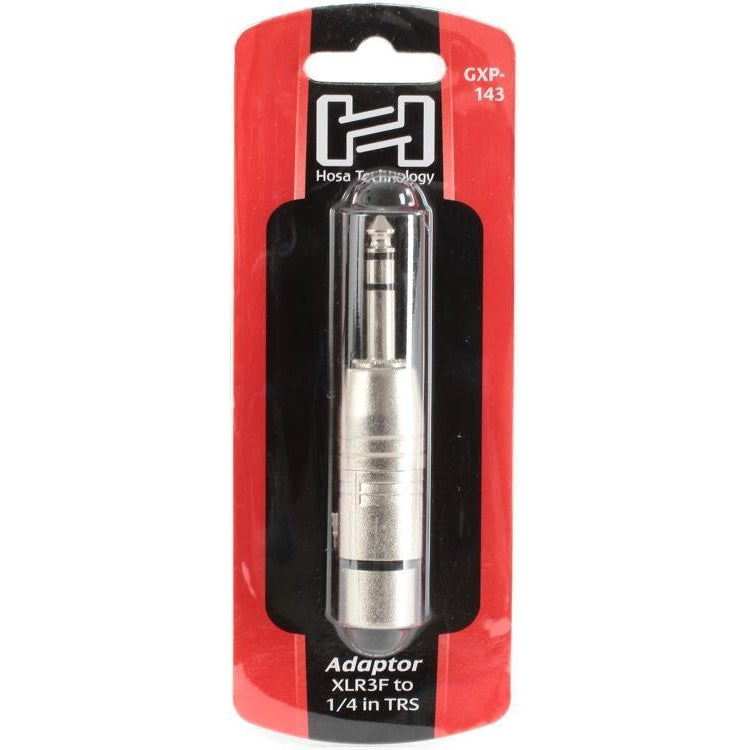 Hosa GXP-143 Female XLR to Male TRS Adapter