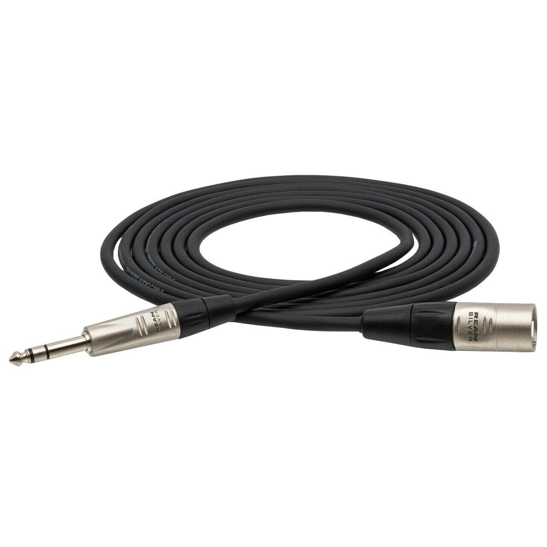 Hosa HSX-003 Pro Balanced Interconnect, REAN 1/4 in TRS to XLR3M, 3 ft