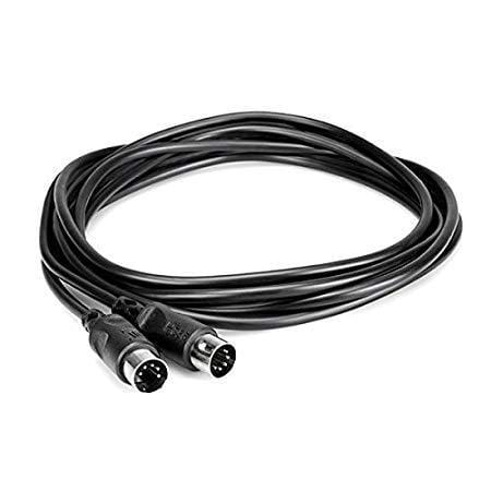 Hosa MID-310BK 5-Pin DIN to Same Cable | 10 Foot