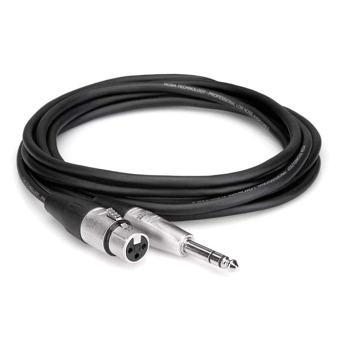 Hosa Pro Balanced Interconnect REAN XLR3F to 1/4" TRS Cable