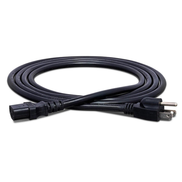 Hosa PWC403 | Power Cord IEC C13 to NEMA 5-15P | 3ft