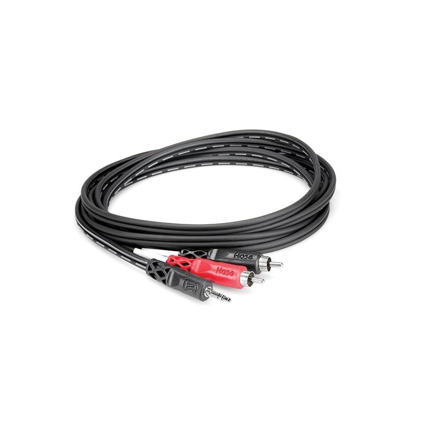 Hosa Stereo Breakout Cable 3.5mm To Dual RCA Yandas Music