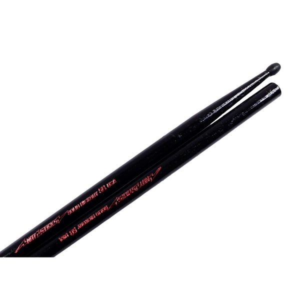HOT STICKS HOT5BBK 5BN BLACK DRUMSTICKS