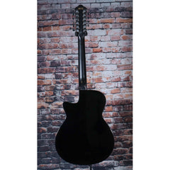 Ibanez AEG 12 String Acoustic Electric Guitar, Black | AEG5012BK