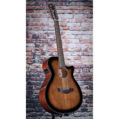 Ibanez AEG5012 12-String Acoustic  Guitar | Dark Violin Sunburst