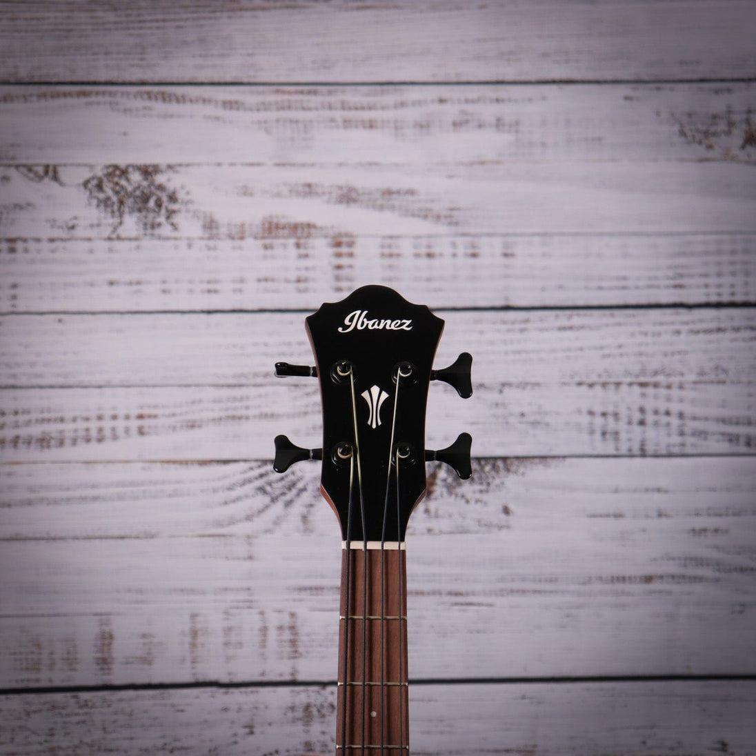 Ibanez AEGB24E Acoustic Electric Bass, All Sapele Body, Black